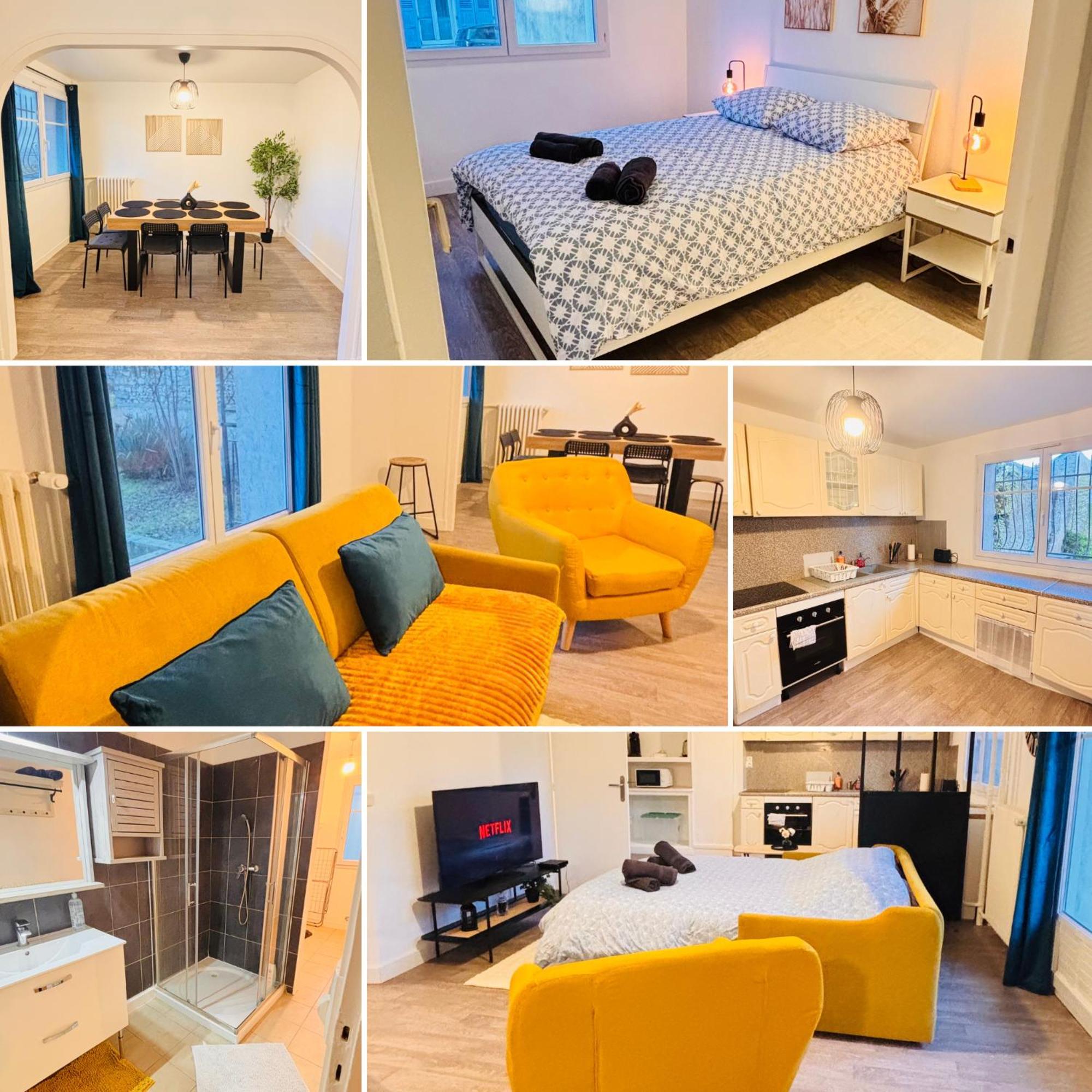 Le Coin Soleil - Netflix - Insead Apartment Fontainebleau